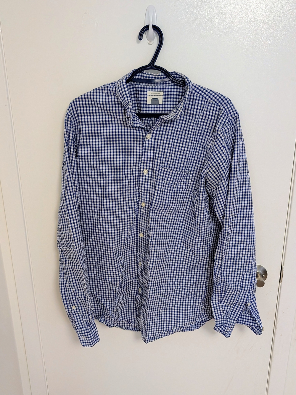 Old Navy Gingham Button-Up Shirt - Men's Size Medium